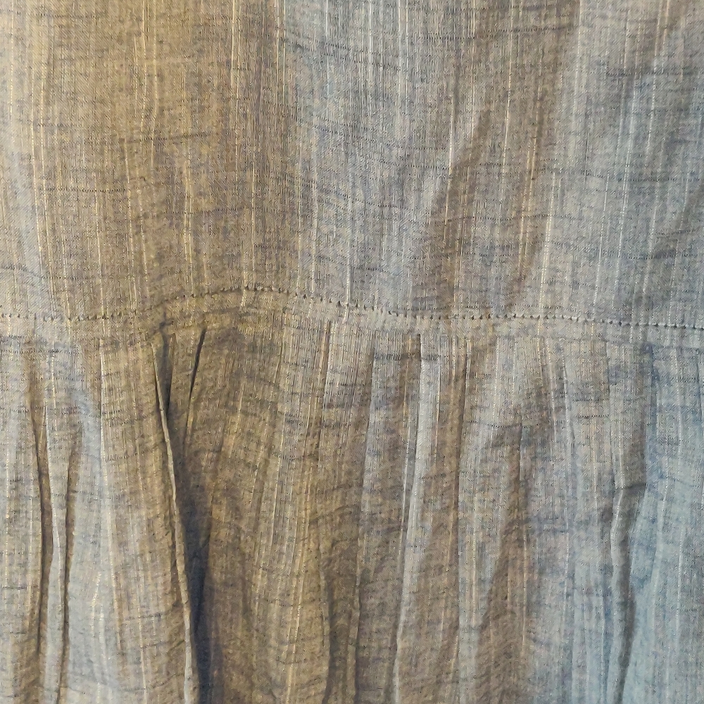 Max Studio Light Blue Chambray Midi Dress - Picture 2 of 12